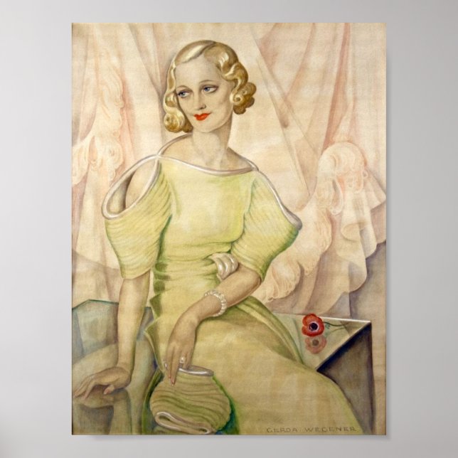 Poster Eva Heramb - Gerda Wegener (Devant)