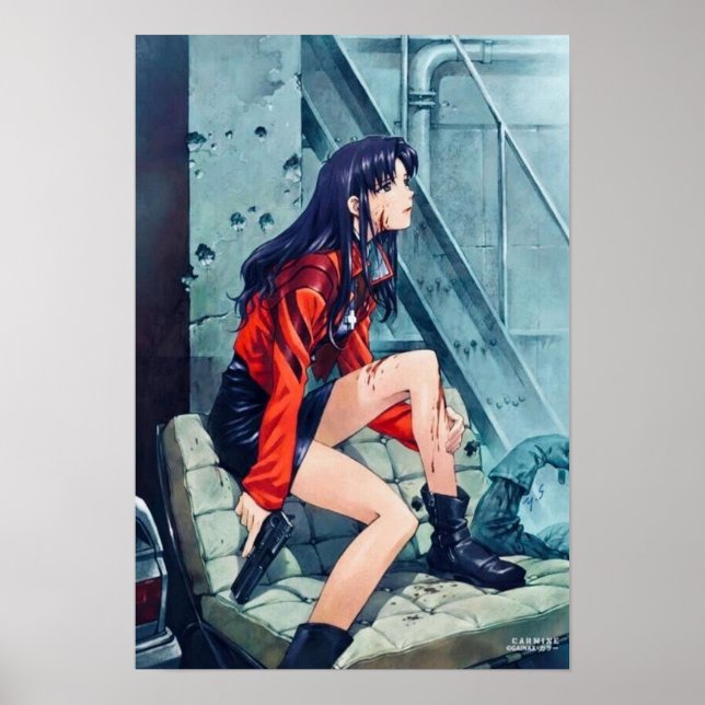 Poster EVA Misato (Devant)