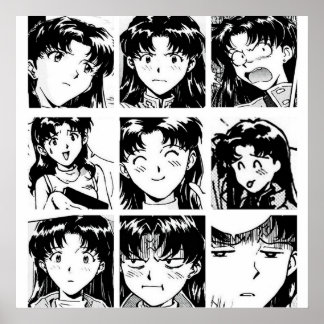 Poster Evangelion Misato