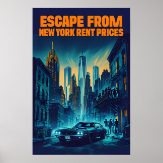 Poster Evasion De New York Prix De Location - Satirique