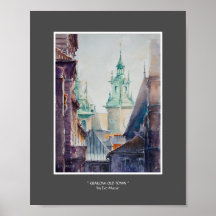 EVE Peint Cracovie, Pologne Vieille Ville