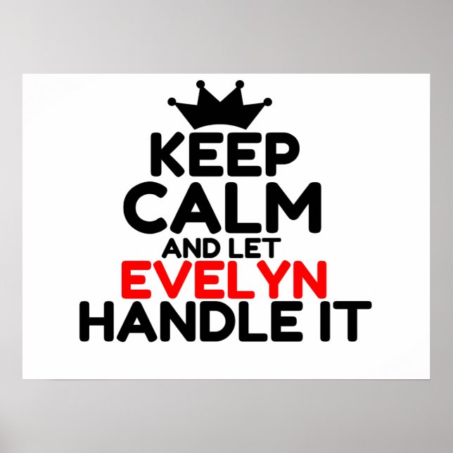 POSTER EVELYN (Devant)