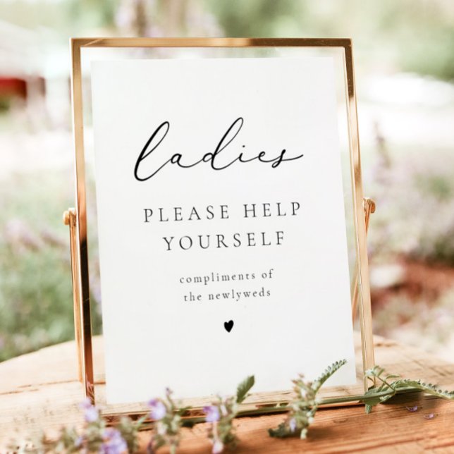 Poster EVELYN Calligraphie Dames Salle de bain Toilette P (Créateur téléchargé)