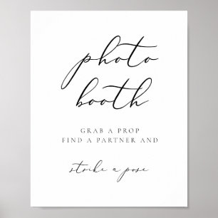 Poster EVELYN Calligraphie Moderne Élégante pour Photoboo