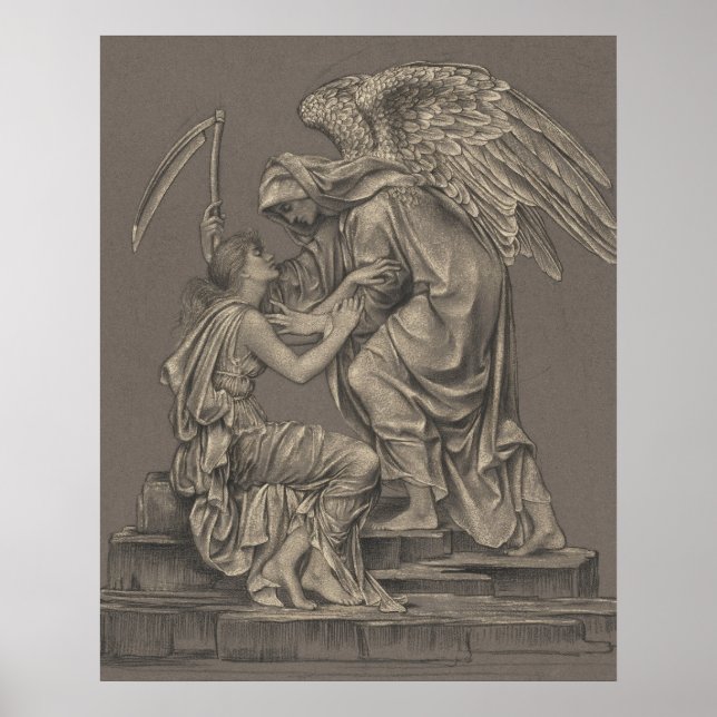 Poster Evelyn de Morgan Angel (Devant)