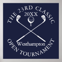 Événement Classique de Tournoi de Golf Panneau Ble