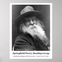 Événement de lecture de poésie Walt Whitman Annive