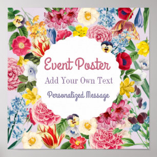 Poster Événement Floral