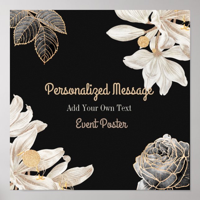 Poster Événement Floral (Devant)