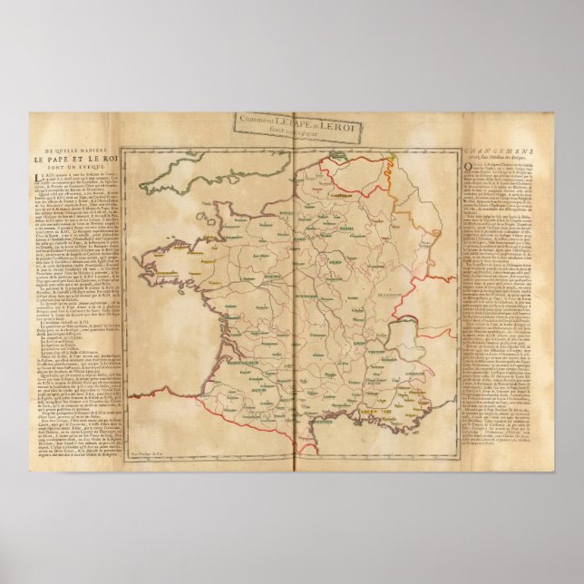 Poster Eveque, France (Devant)