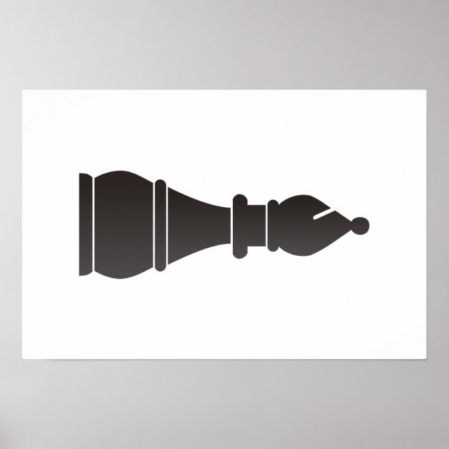 Poster Évêque noir (Devant)