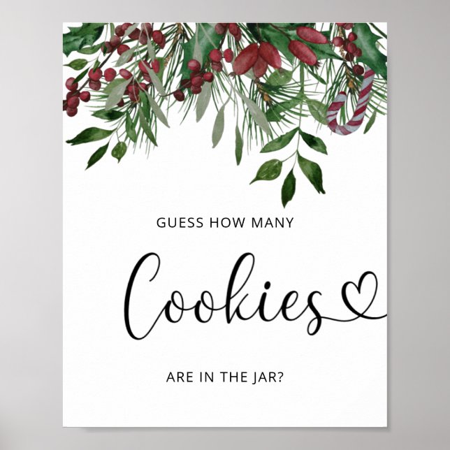 Poster Evergreen COMBIEN de COOKIES (Devant)