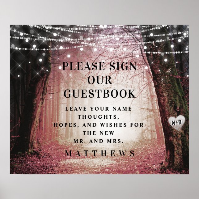 Poster Evermore | Forêt enchantée | Signer notre livre d' (Devant)
