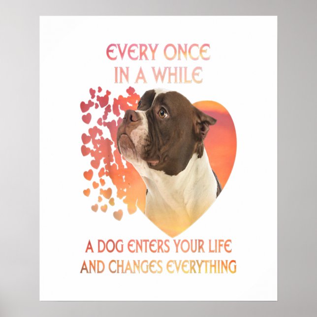 Poster Every Once In A While A Dog Enters (Devant)
