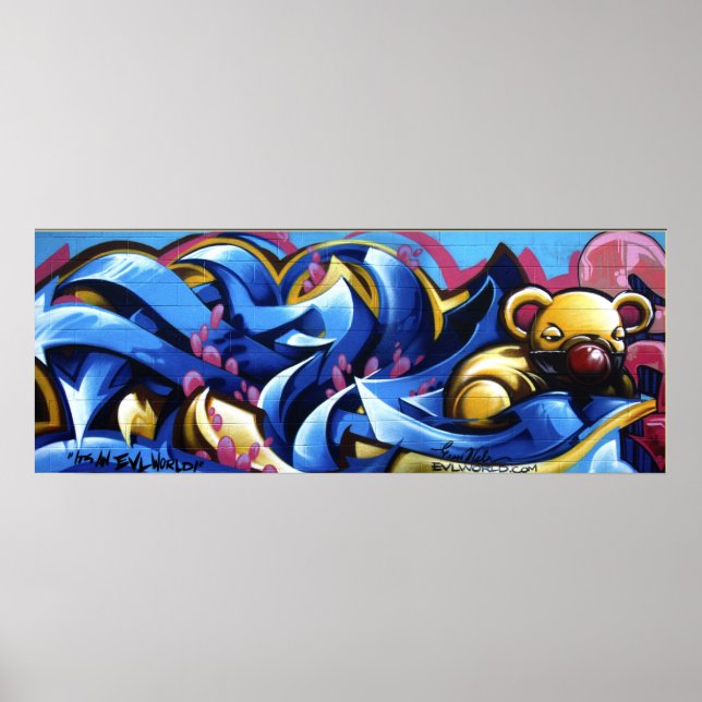 Poster EVL LA Wall (Devant)