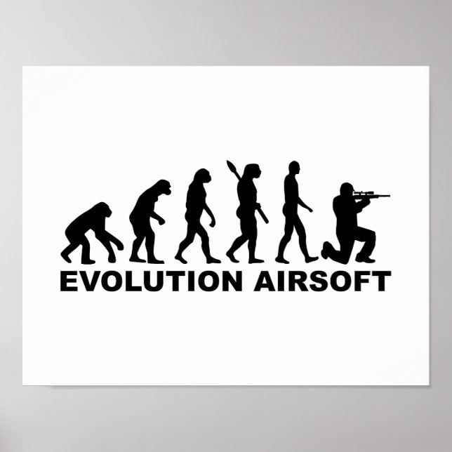 Poster Évolution Airsoft (Devant)