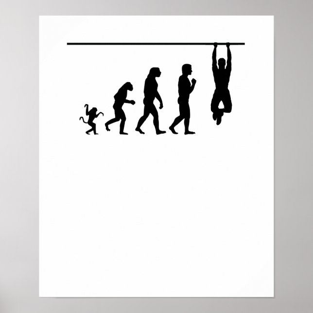 Poster évolution de carrefour, #crossfit (Devant)