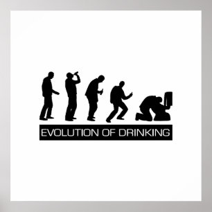Poster Évolution de la boisson