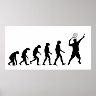 Poster Évolution de tennis