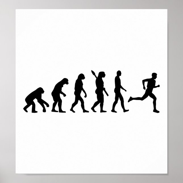 Poster Evolution en marathon (Devant)