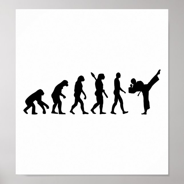 Poster Evolution Karate kickboxing (Devant)