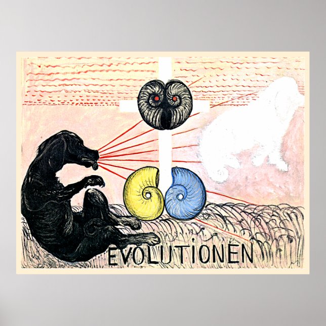 Poster Évolution n° 5, Groupe VI,  (Devant)