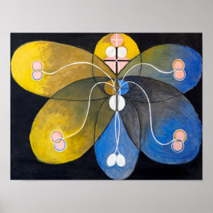 Poster Évolution no 9 Hilma af Klint