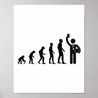 Poster Evolution Referee Footll For Men Gift Idea Soccer
