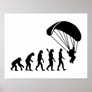 Poster Evolution Skydiving