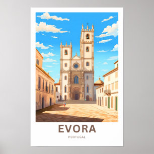Poster Evora Portugal Imprimer Voyage