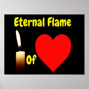 Poster Ewige Flamme der Liebe