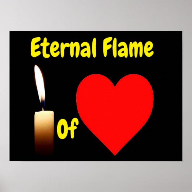 Poster Ewige Flamme der Liebe (Vorne)