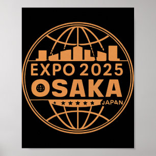 Poster Ex 2025 Osaka Japon stimule un nouvel avenir
