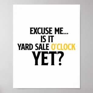 Poster Excusez-Moi, C'Est La Vente De L'Horloge Qui Éclat