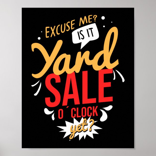 Poster Excusez-Moi Éclairage Est-Il Vente De Jardin À L'H (Devant)