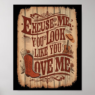 Poster Excusez-Moi, Vous Avez L'Air De M'Aimer Western