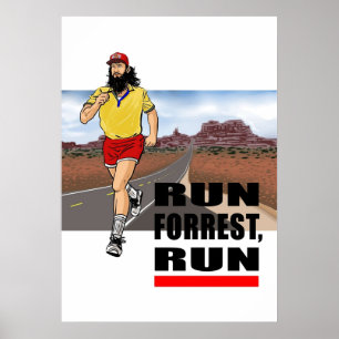 Poster Exécuter l'exécution Forrest