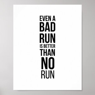 Poster exécuter un devis de motivation pour les coureurs