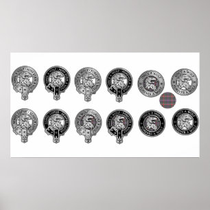 Poster Exécution de test - Blason personnalisé