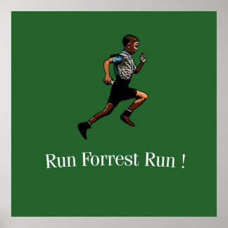 POSTER EXÉCUTION DU GUMP FORREST