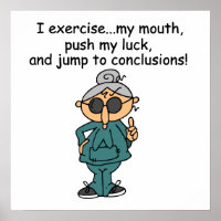 Exercice, Push, Jump Humour