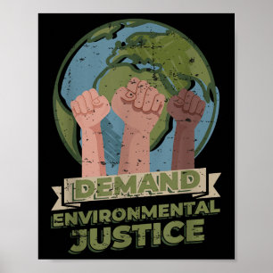 Poster Exigez la justice environnementale
