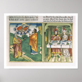 Poster Exode 8 1-15 Les sept fléaux de l'Égypte : Moïse e