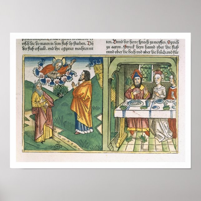 Poster Exode 8 1-15 Les sept fléaux de l'Égypte : Moïse e (Devant)