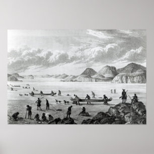 Poster Expédition passant par Point Lata sur