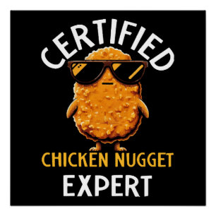Poster Expert en nuggets de poulet certifié