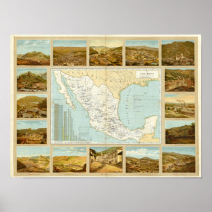 Poster Exploitation minière au Mexique