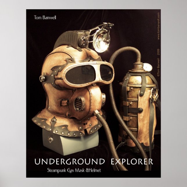 Poster Explorateur souterrain (Devant)