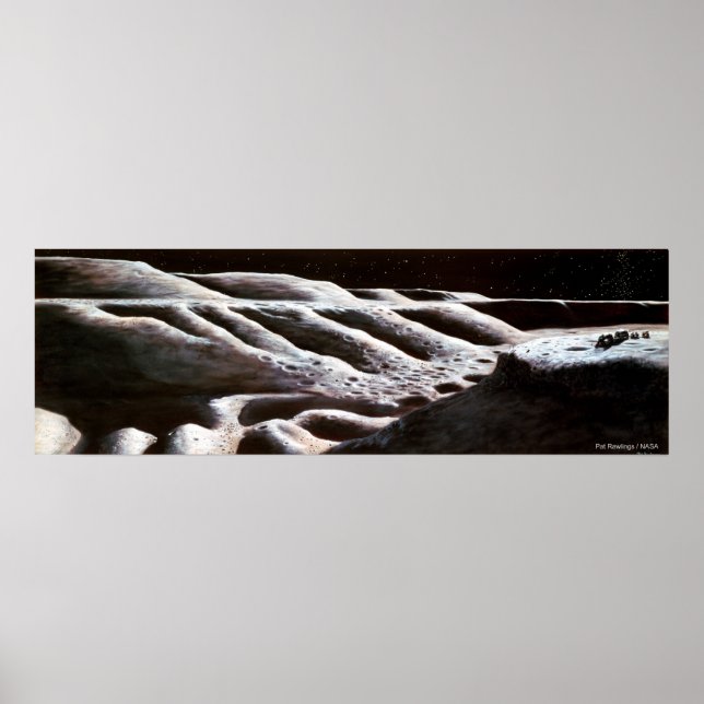 Poster Exploration lunaire (Devant)