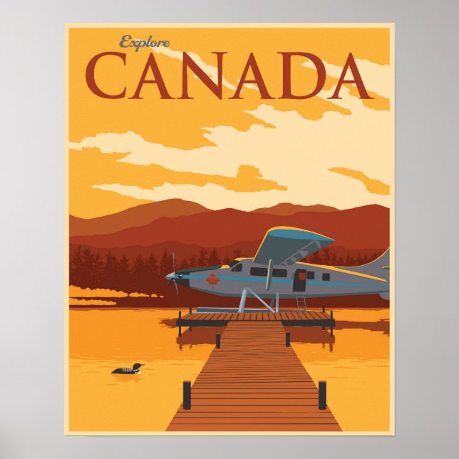 Poster Explorez le Canada ! (Devant)